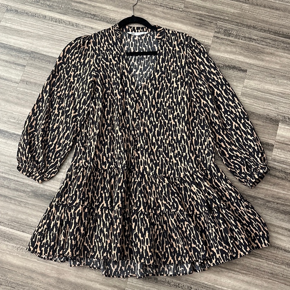 Animal print dress